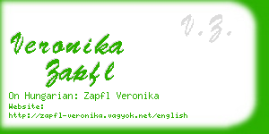 veronika zapfl business card